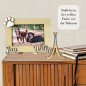 Preview: Bilderrahmen Querformat personalisiert für Hundehalter