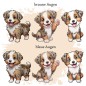 Preview: Australian Shepherd red merle  tanMotivauswahl