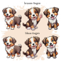 Preview: Australian Shepherd red tri Motivauswahl