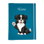 Preview: Dokumentenhülle für die Hunderasse Border Collie schwarz weiß