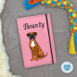 Preview: Boxer red brindle Designbeispiel in rosa