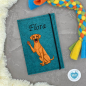 Preview: Rhodesian Ridgeback Designbeispiel in türkis meliert