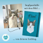 Preview: Impfpasshülle türkis mit Bild vom eigener Katze Designbeispiel