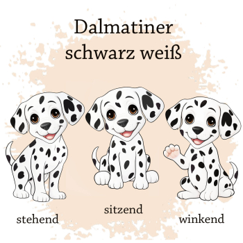 Preview: Motivauswahl der Dokumentenhülle für die Hunderasse Dalmatiner
