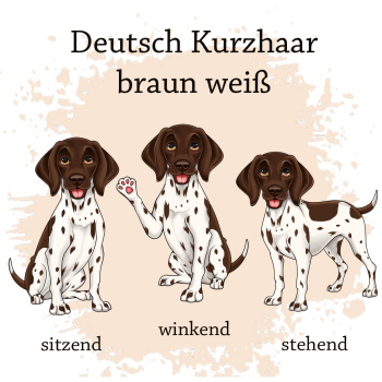 Motivauswahl für die Impfpasshülle Deutsch Kurzhaar braunschimmel