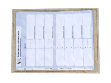 Preview: Innenansicht der Impfpasshülle für den Dobermann braun