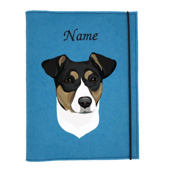 Dokumentenhülle für die Hunderasse Jack Russell Terrier tricolor