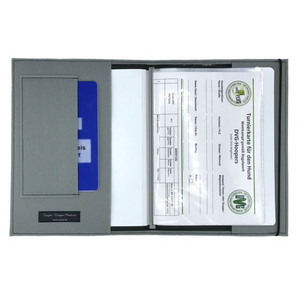 Innenansicht der Dokumentenhülle für den Rhodesian Ridgeback