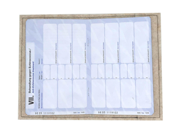 Innenansicht der Impfpasshülle für den Windhund in dark brindle weiß