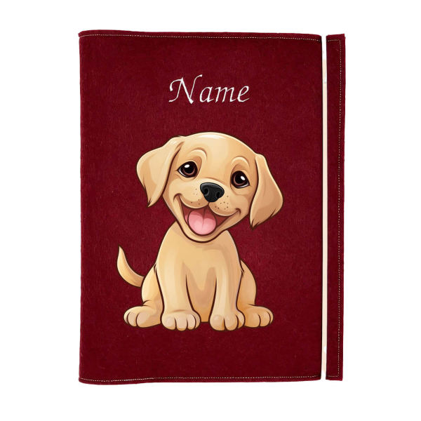 Dokumentenhülle für Labrador blond
