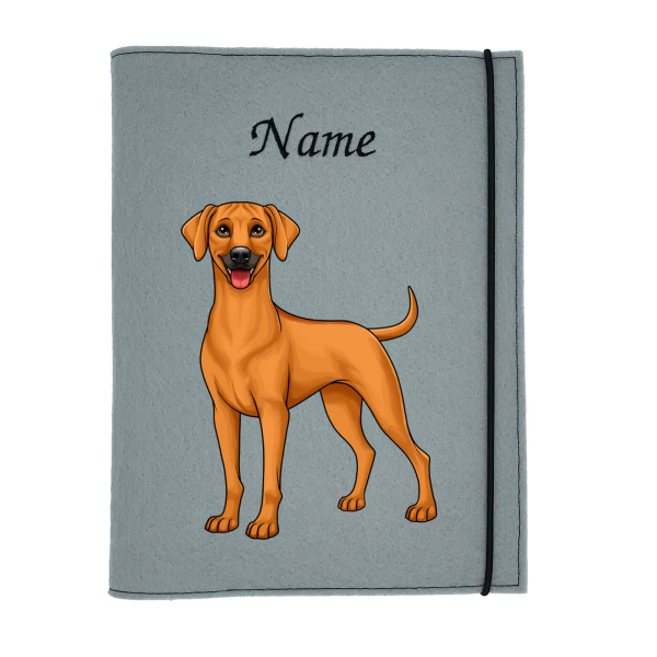 Rhodesian Ridgeback personalisierte Dokumentenhülle