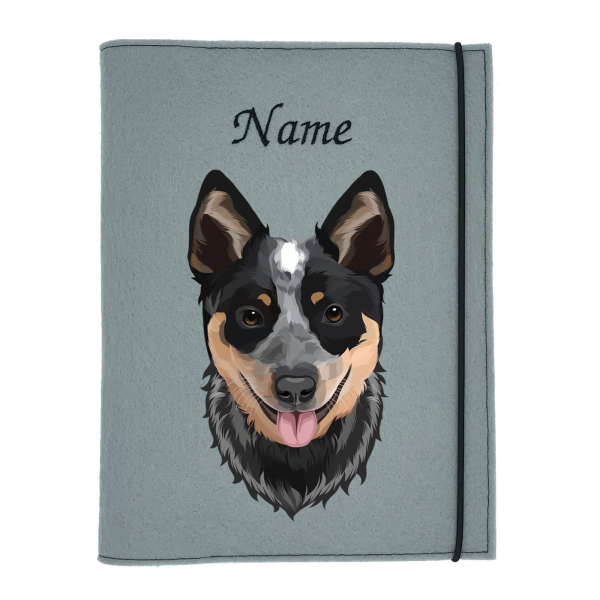 Dokumentenhülle für die Hunderasse Australian Cattle Dog Blue Heeler