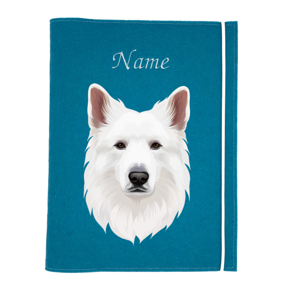 Dokumentenhülle für die Hunderasse Berger Blanc Suisse