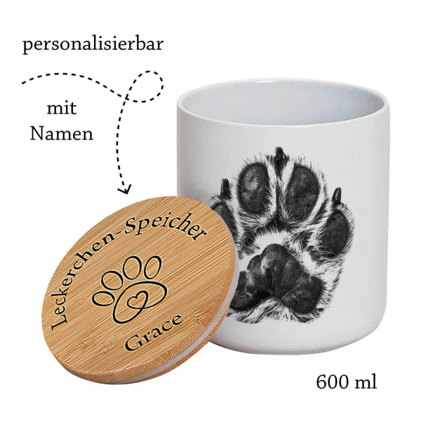 Personalisierte Leckerlidose