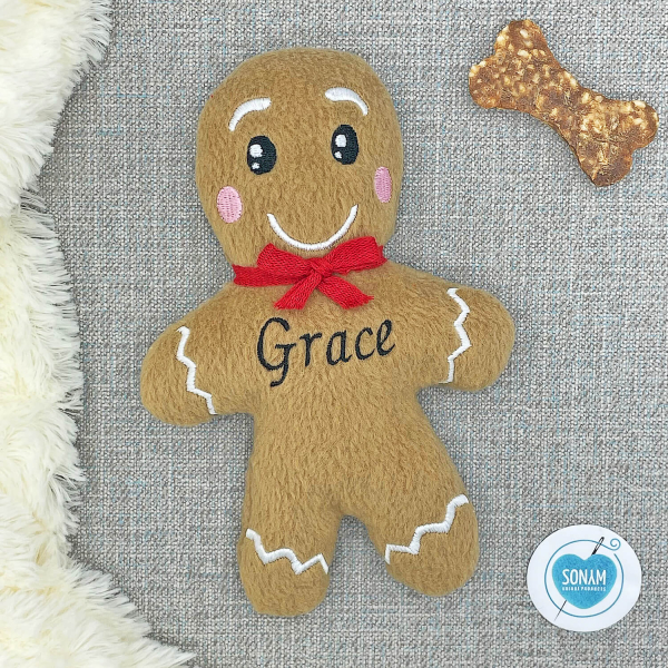 Hundespielzeug Lebkuchen mit Namen