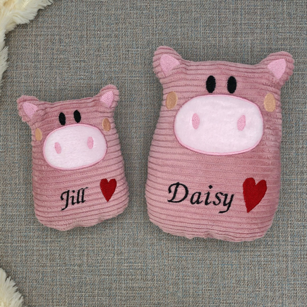 Hundespielzeug Schwein personalisiert