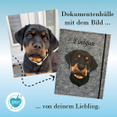 Dokumentenhülle mit dem Bild von deinem Liebling